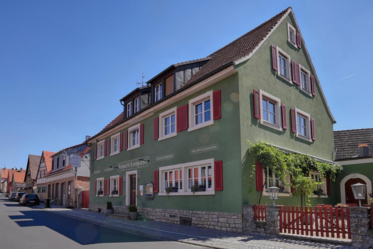 Landhotel Schwab - By Homekeepers Schwarzach am Main Exterior foto